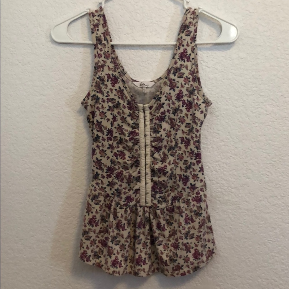 Cute floral cami/tank top